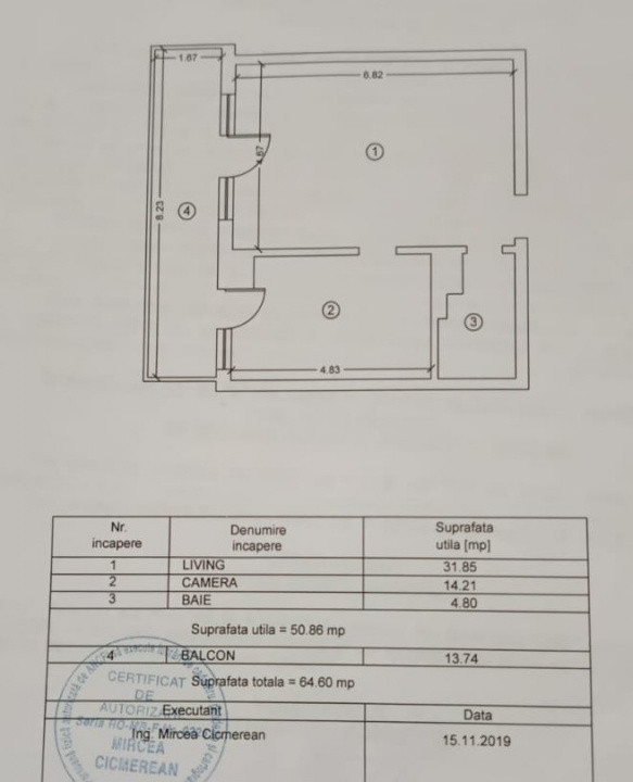 Apartament cu priveliste catre lac in pozitie privilegiata