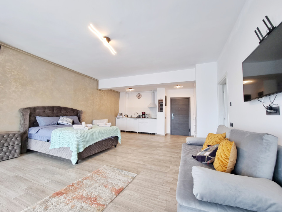 Apartament cu 2 bai si parcare privata in complex Casa del Mar