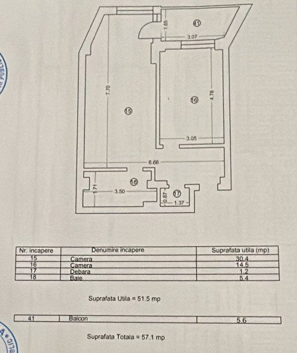Apartament cu 2 bai si vedere la mare in Building Stefan Resort