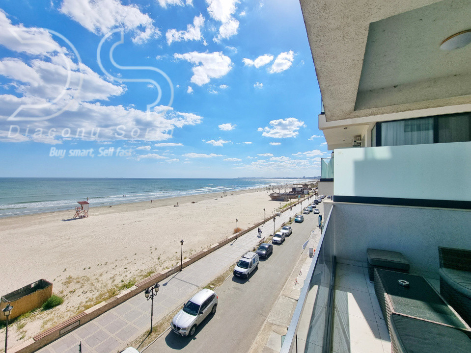 Priveliste frontala in primul rând la mare.