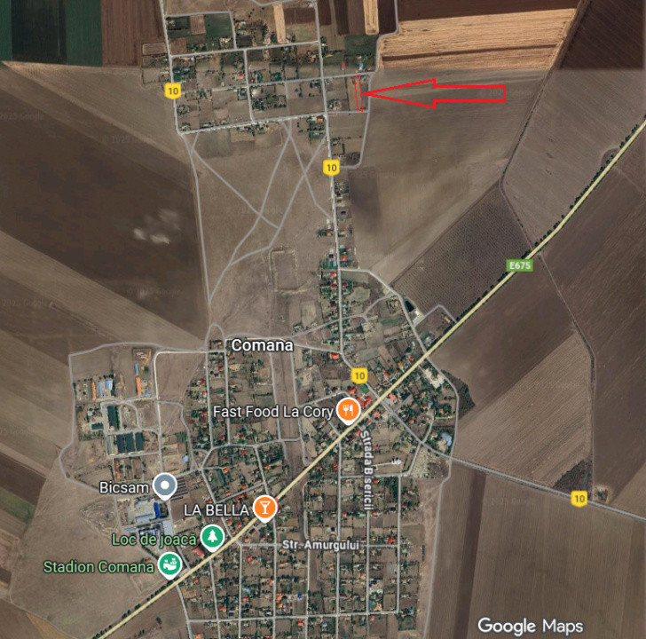 Teren intravilan in Comana