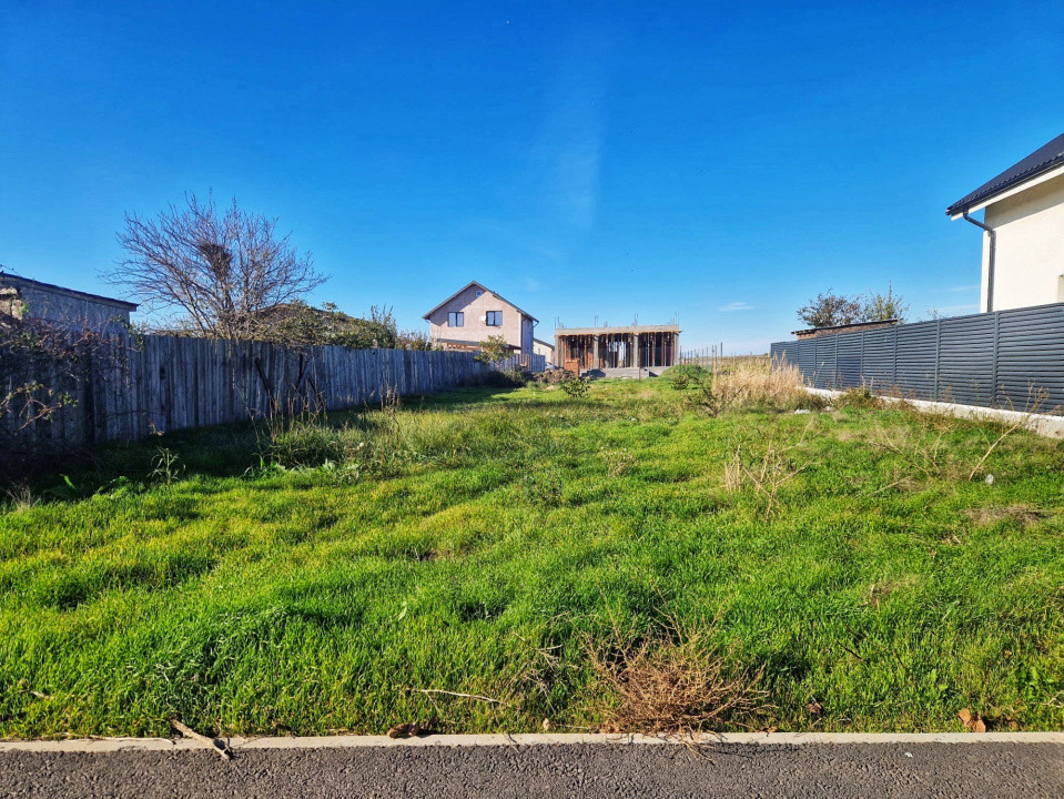 Teren cu suprafata de 569mp si deschidere de 15mp in Cumpana